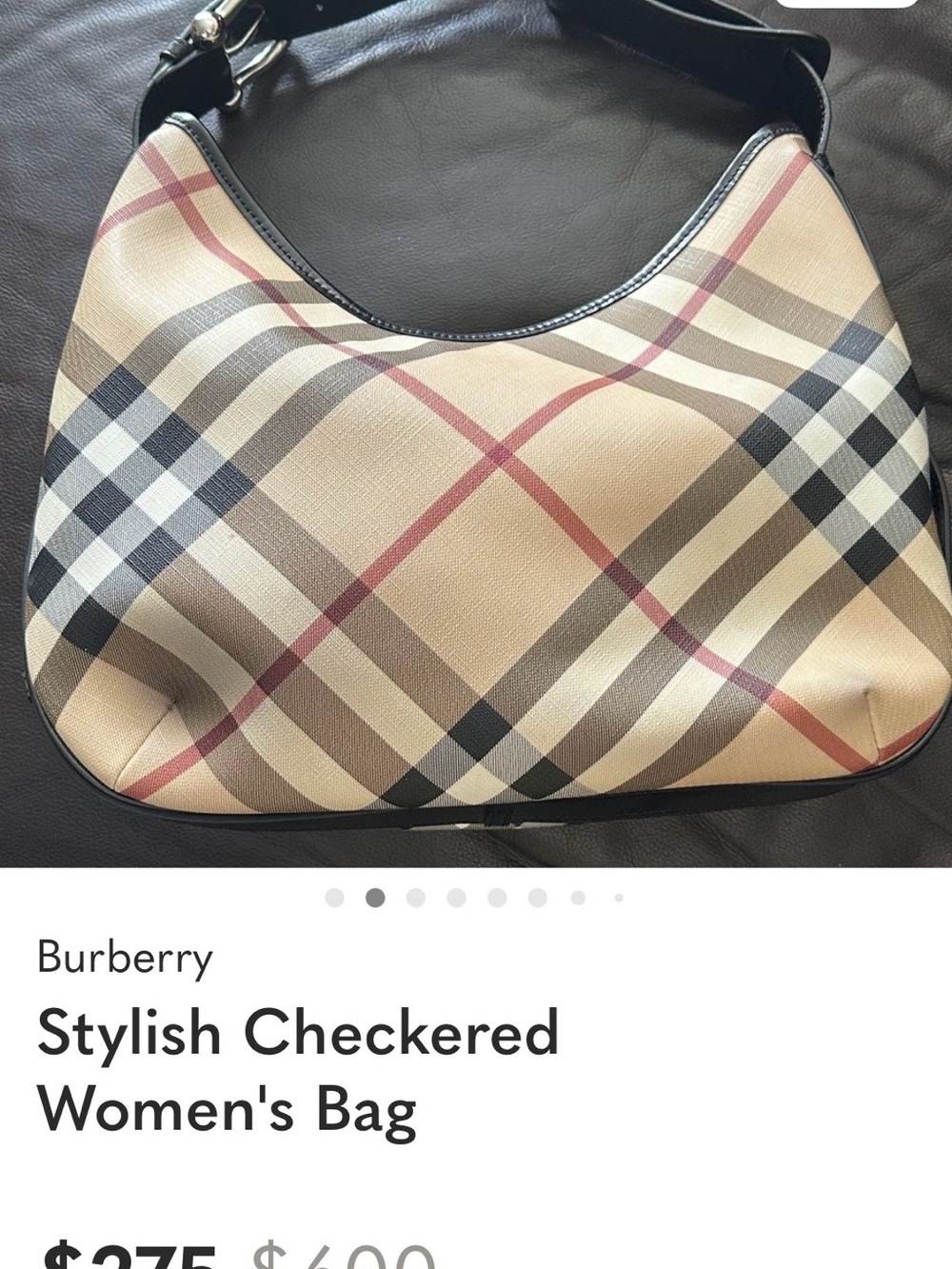 Stylish Checkered Women's Bag